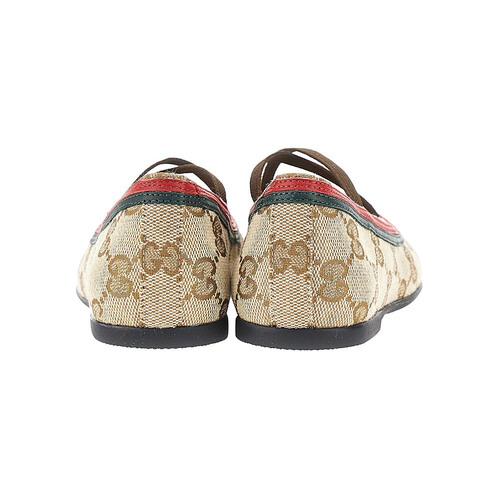 GG fabric ballet flats - KIDS
