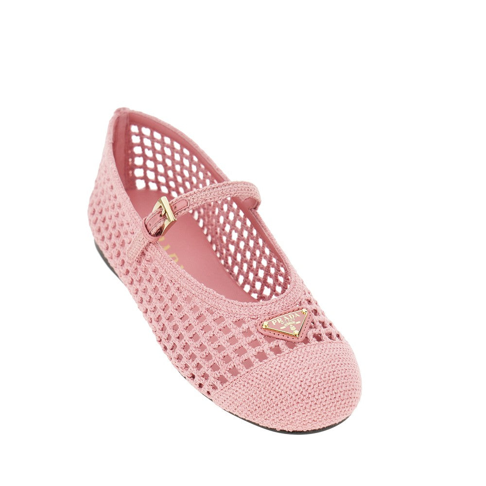 Ballerine in cotone crochet