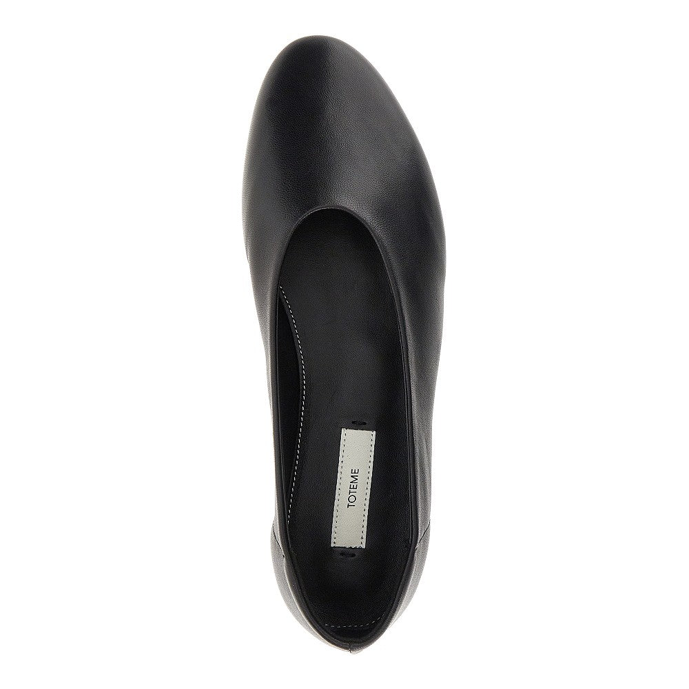 Ballerine flat in nappa