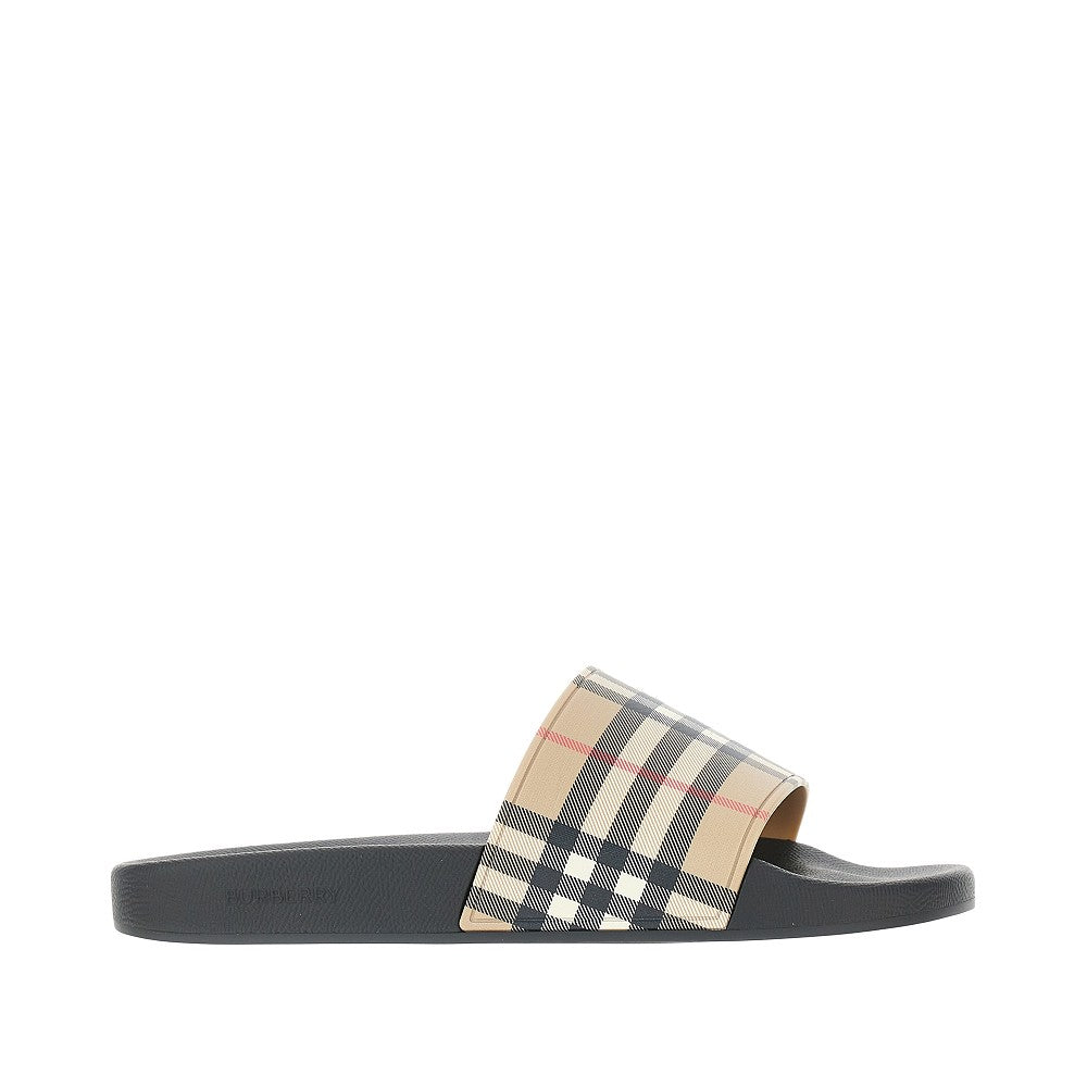 'Check' rubber slides