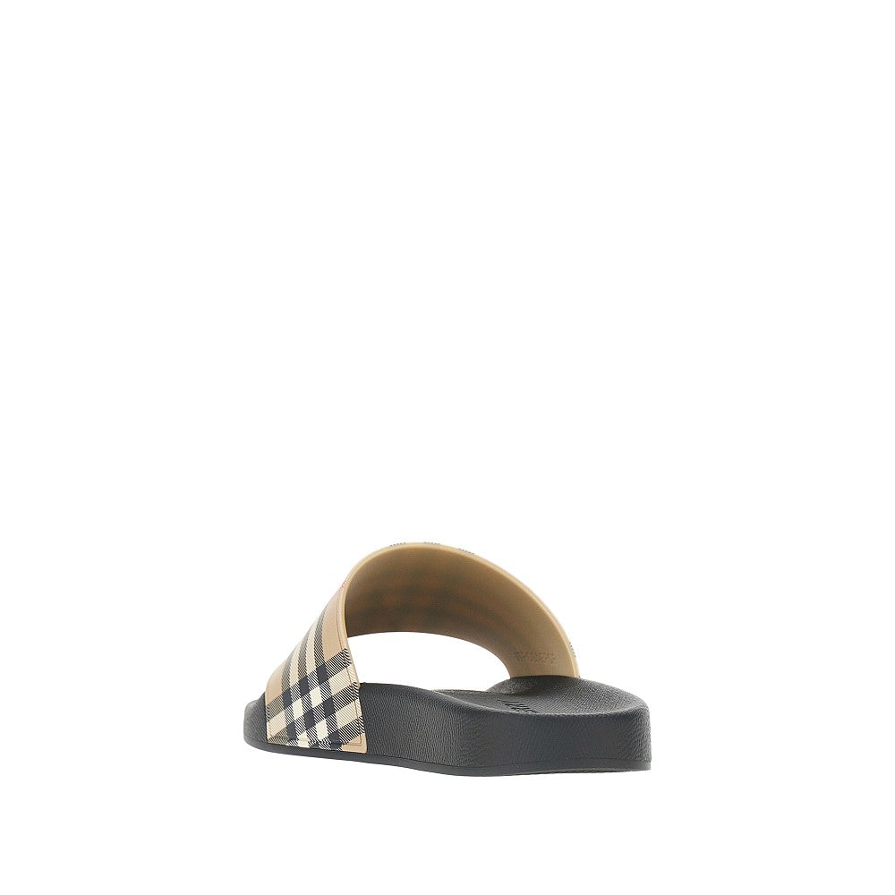 'Check' rubber slides