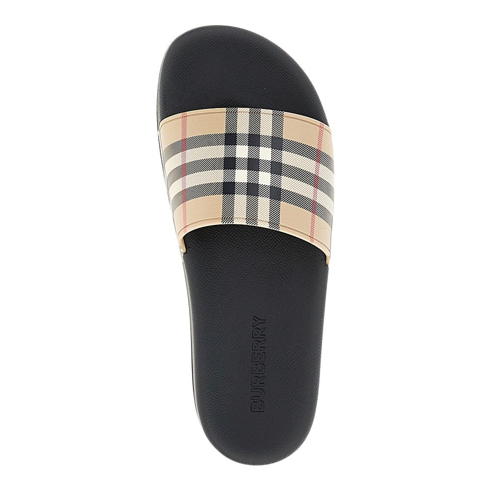 'Check' rubber slides