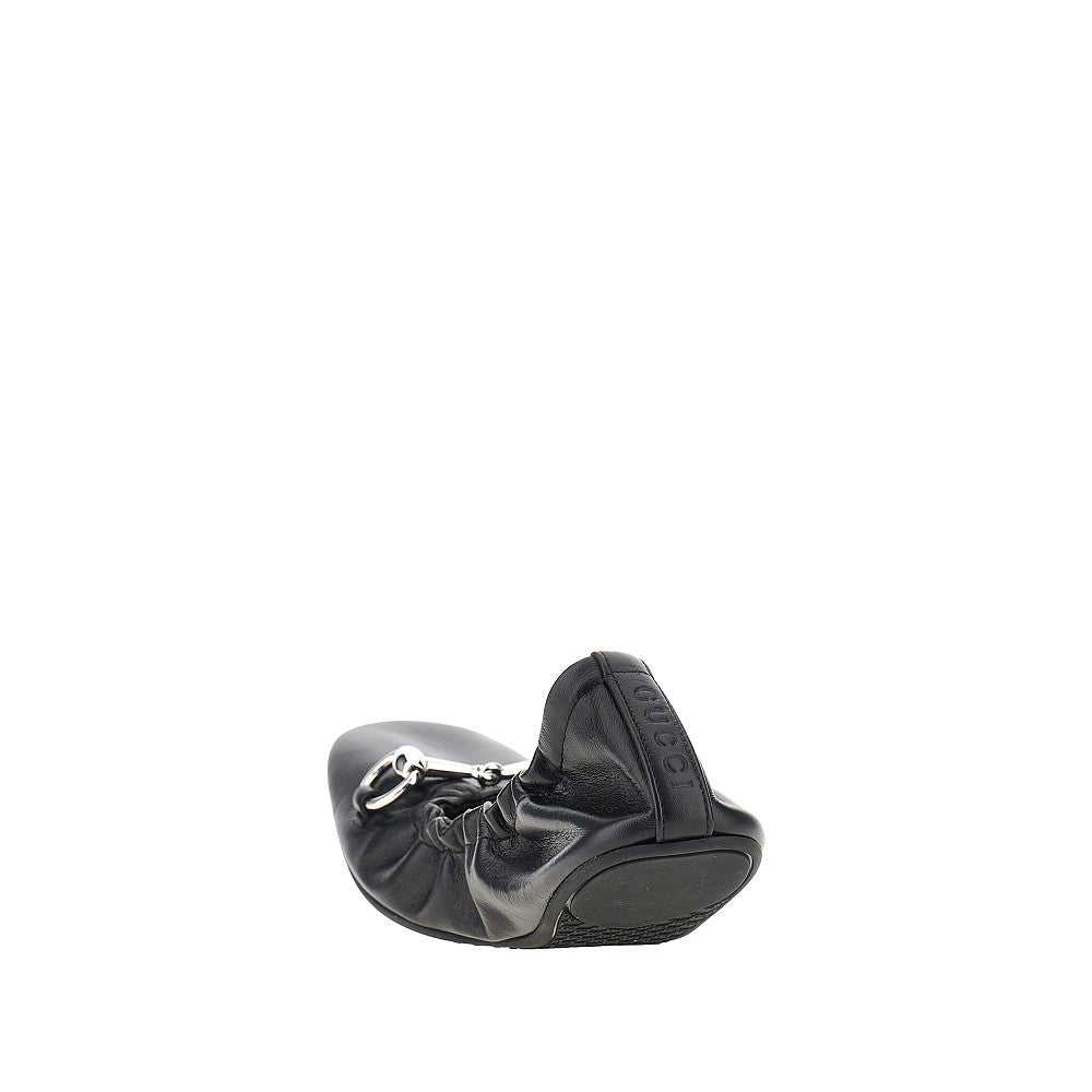 'Prima' leather ballerinas with Horsebit