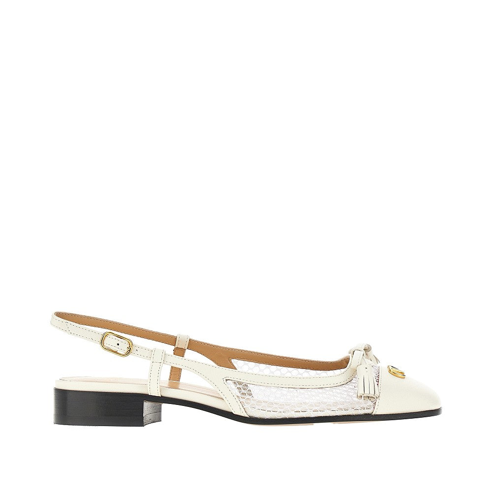 'Valet Du Roi' slingback ballerinas