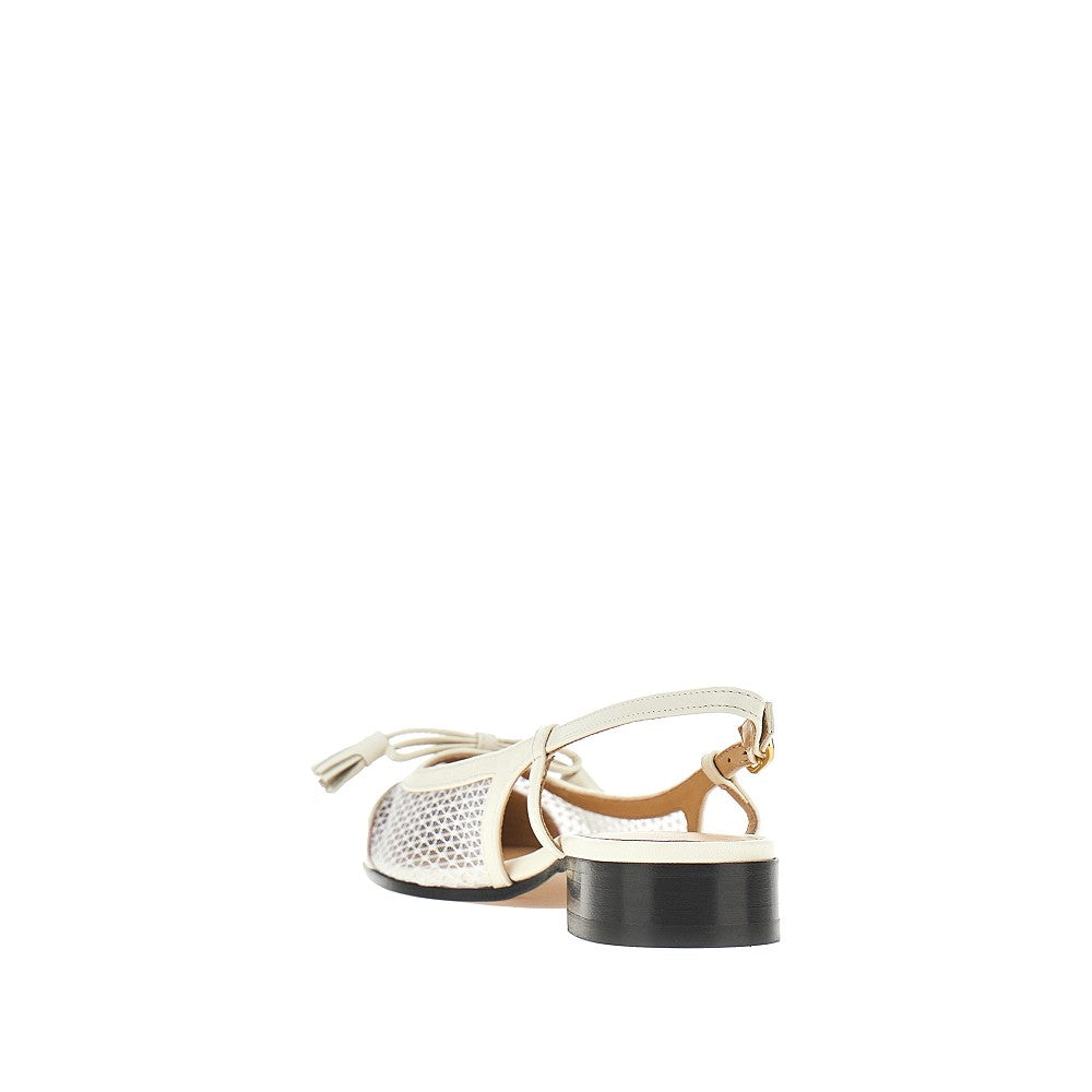 'Valet Du Roi' slingback ballerinas