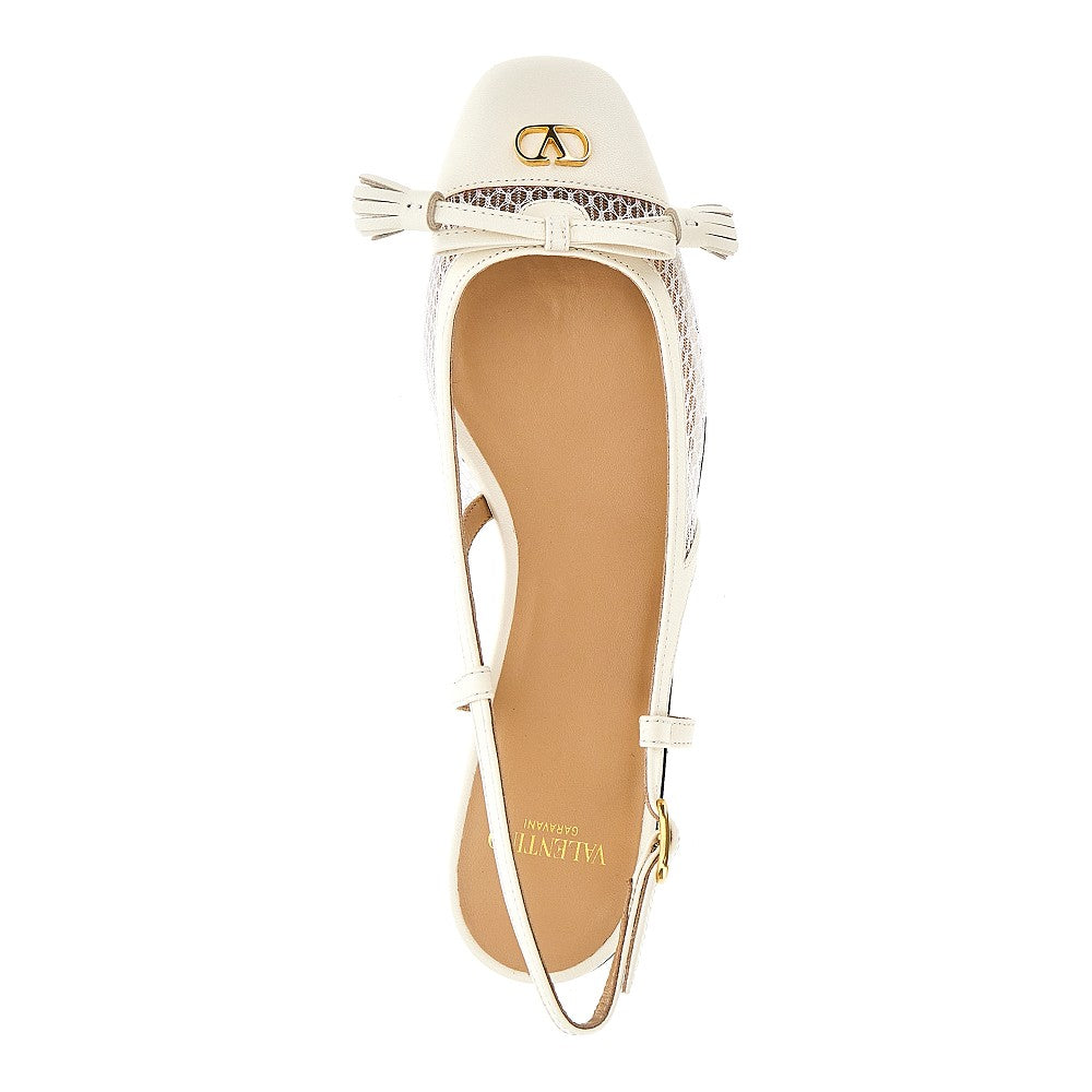 'Valet Du Roi' slingback ballerinas