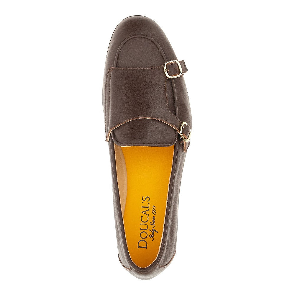 Leather Monk Strap loafers