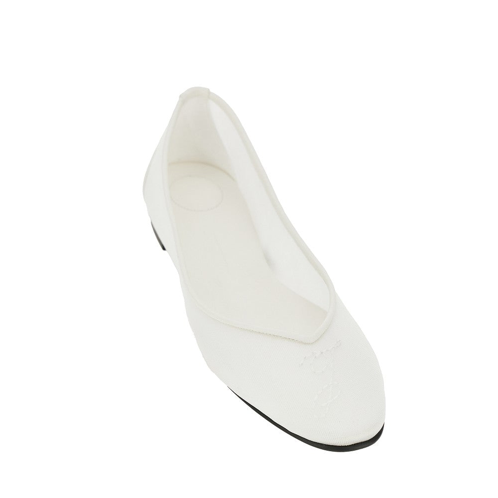 'Ovalo' mesh ballerinas