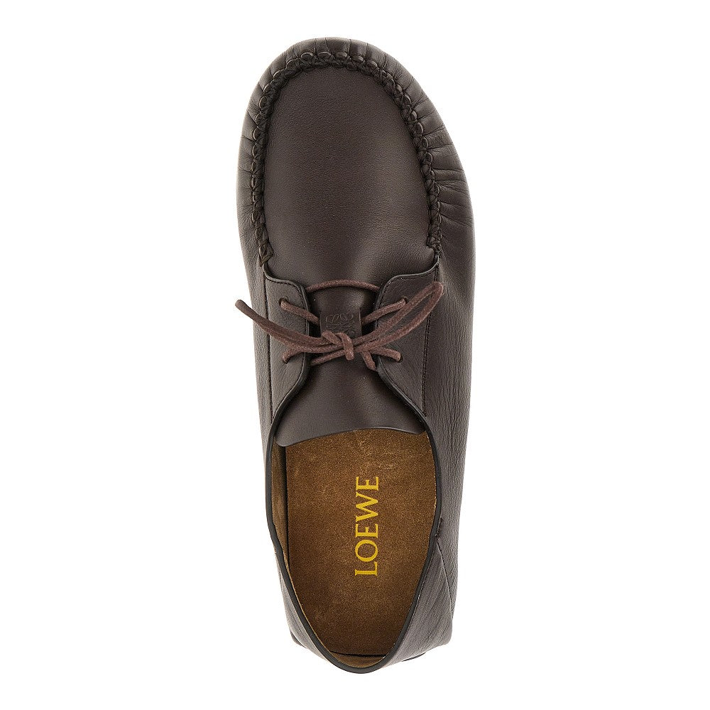 Scarpe da barca 'Rambla' in pelle