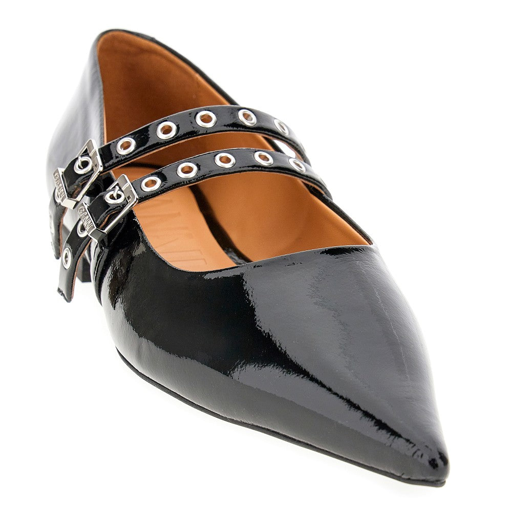 Ballerine in vernice vegana