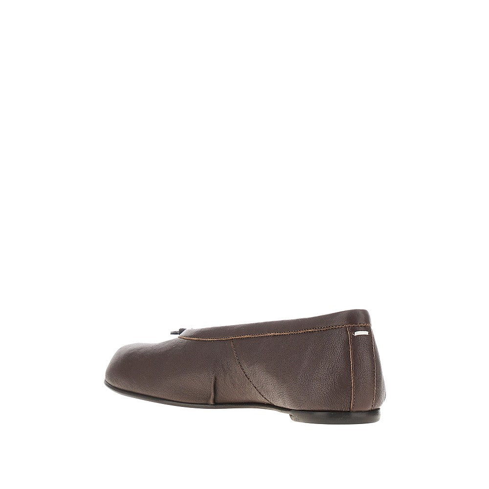 Leather Tabi ballerinas