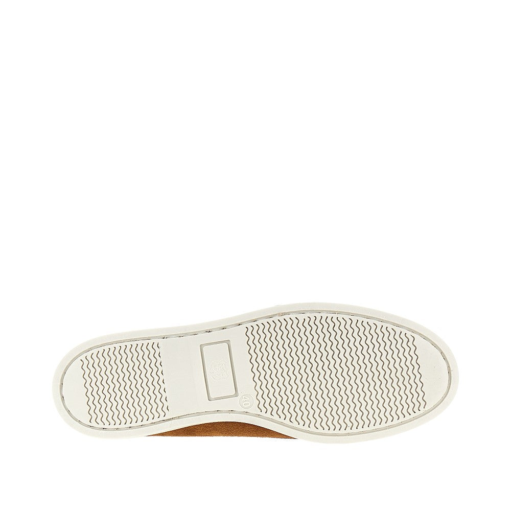 Suede leather boat shoes