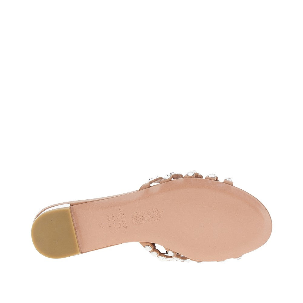 Slides 'Tequila' in nappa con cristalli