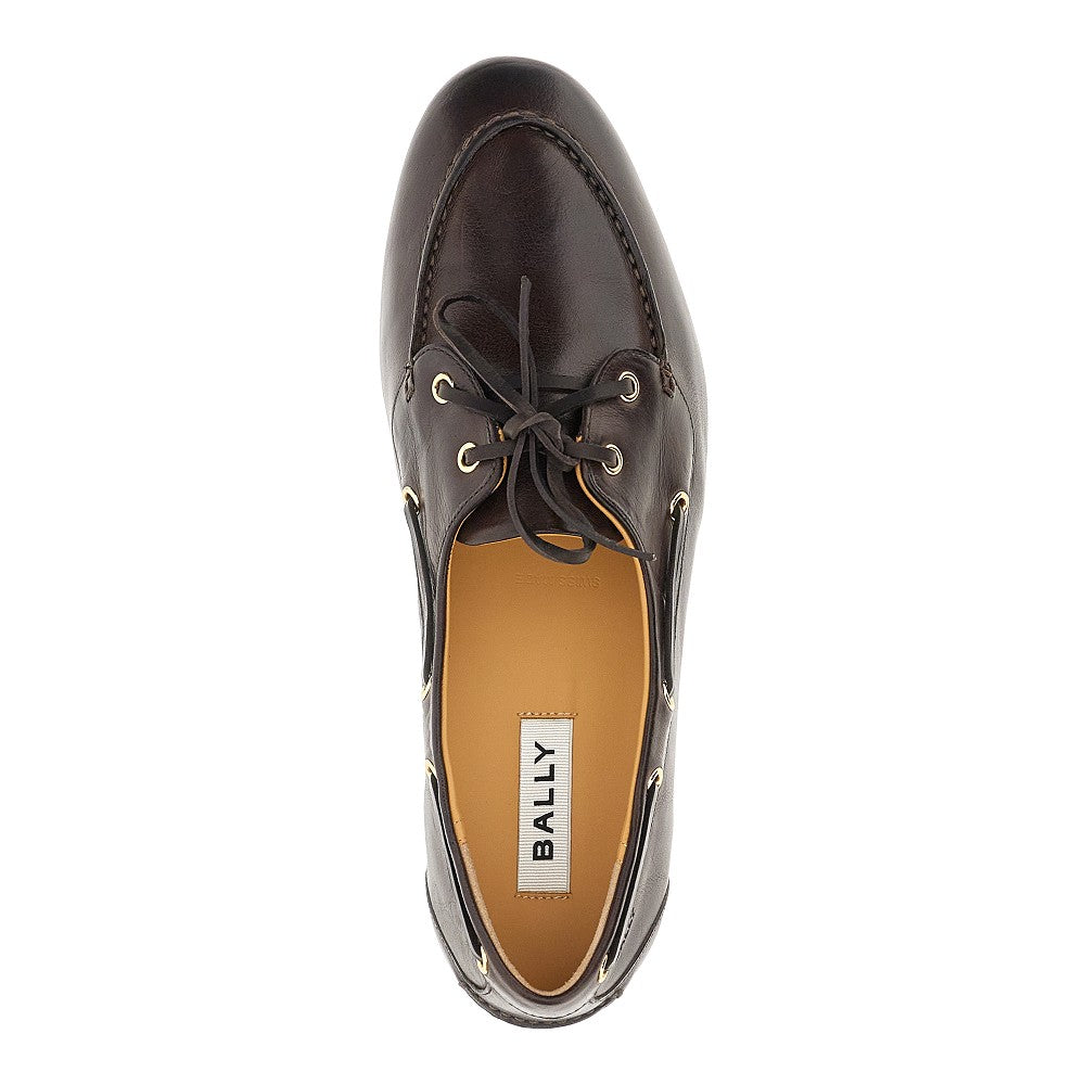 &#39;Plume&#39; leather loafers