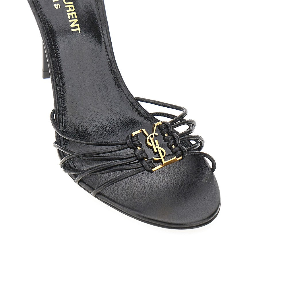 Smooth leather 'Babylone' sandals