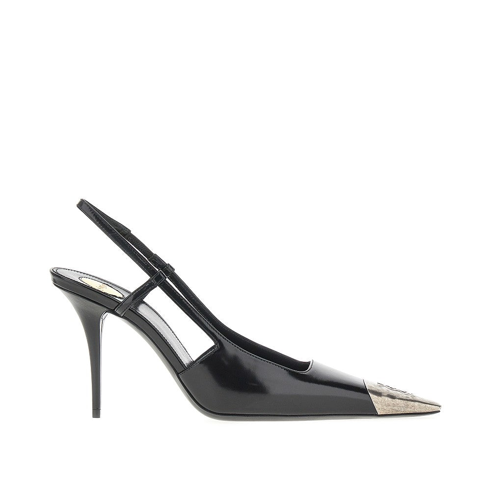 Décolleté slingback 'Jeanne' in pelle