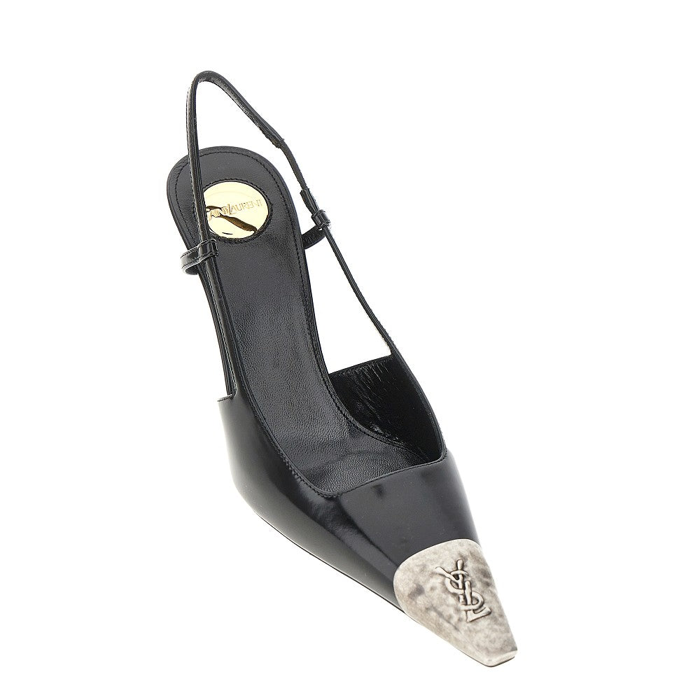 Décolleté slingback 'Jeanne' in pelle