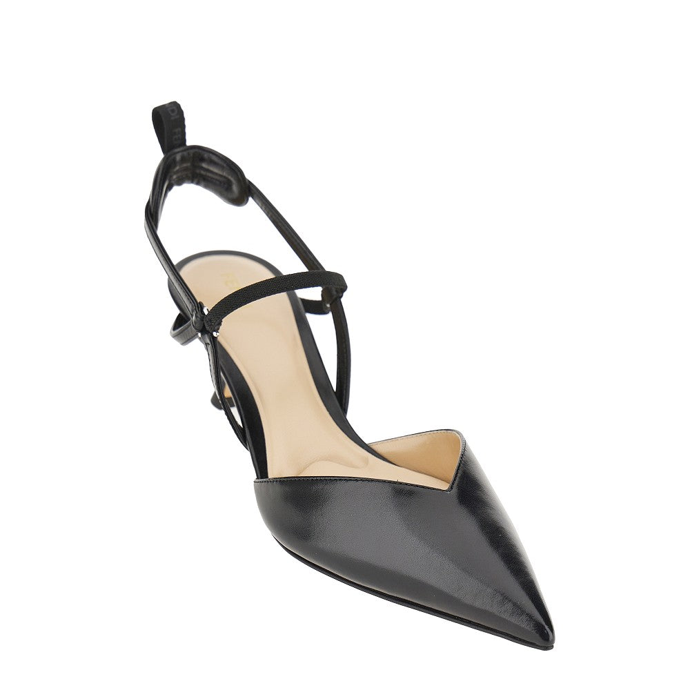 'Very Colibry' leather slingback pumps
