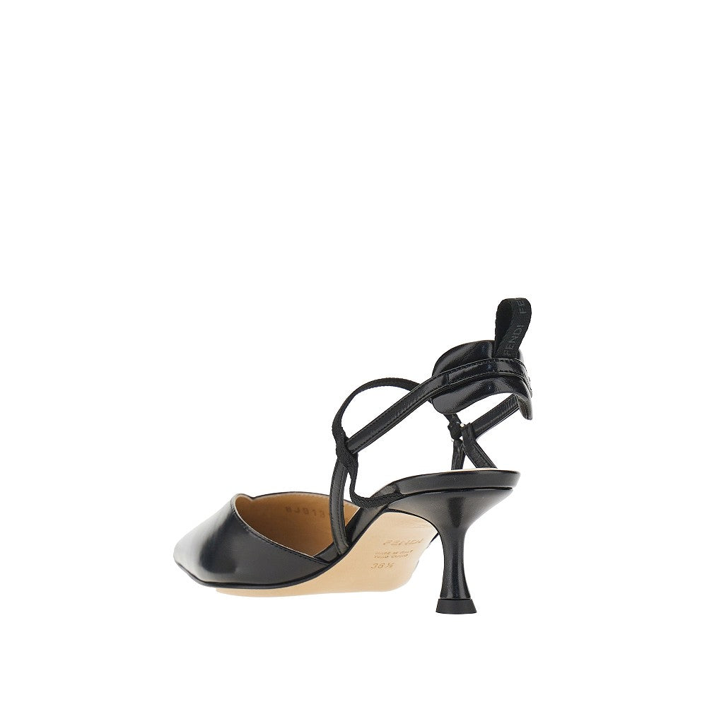 'Very Colibry' leather slingback pumps