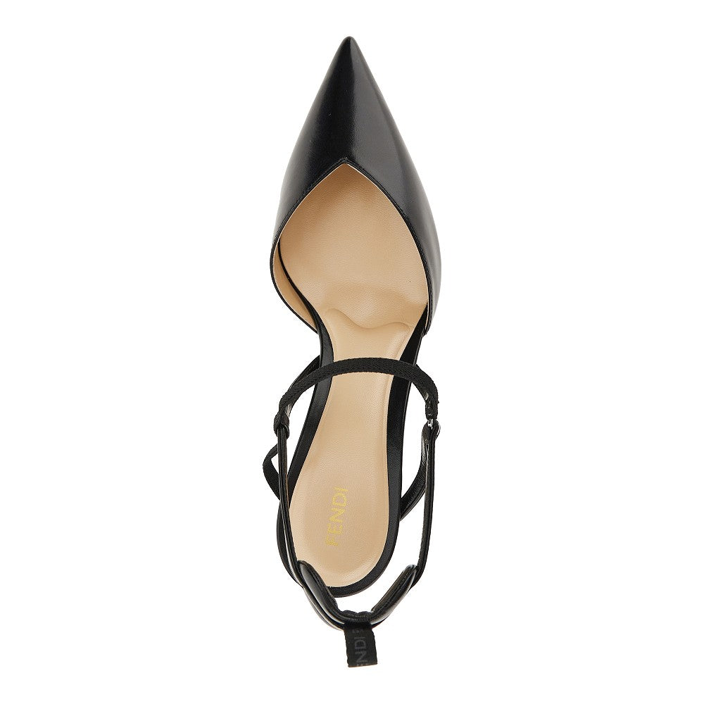 'Very Colibry' leather slingback pumps