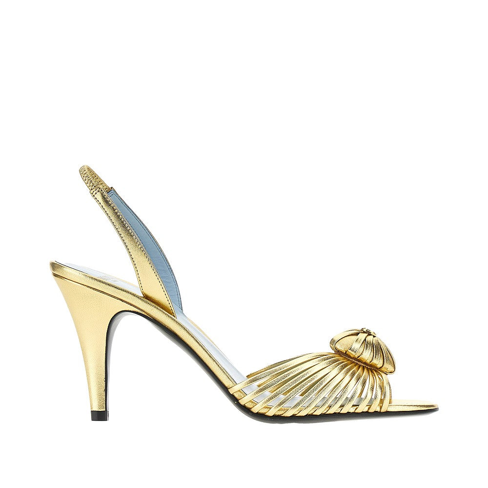Laminated nappa leather 'Royal' sandals