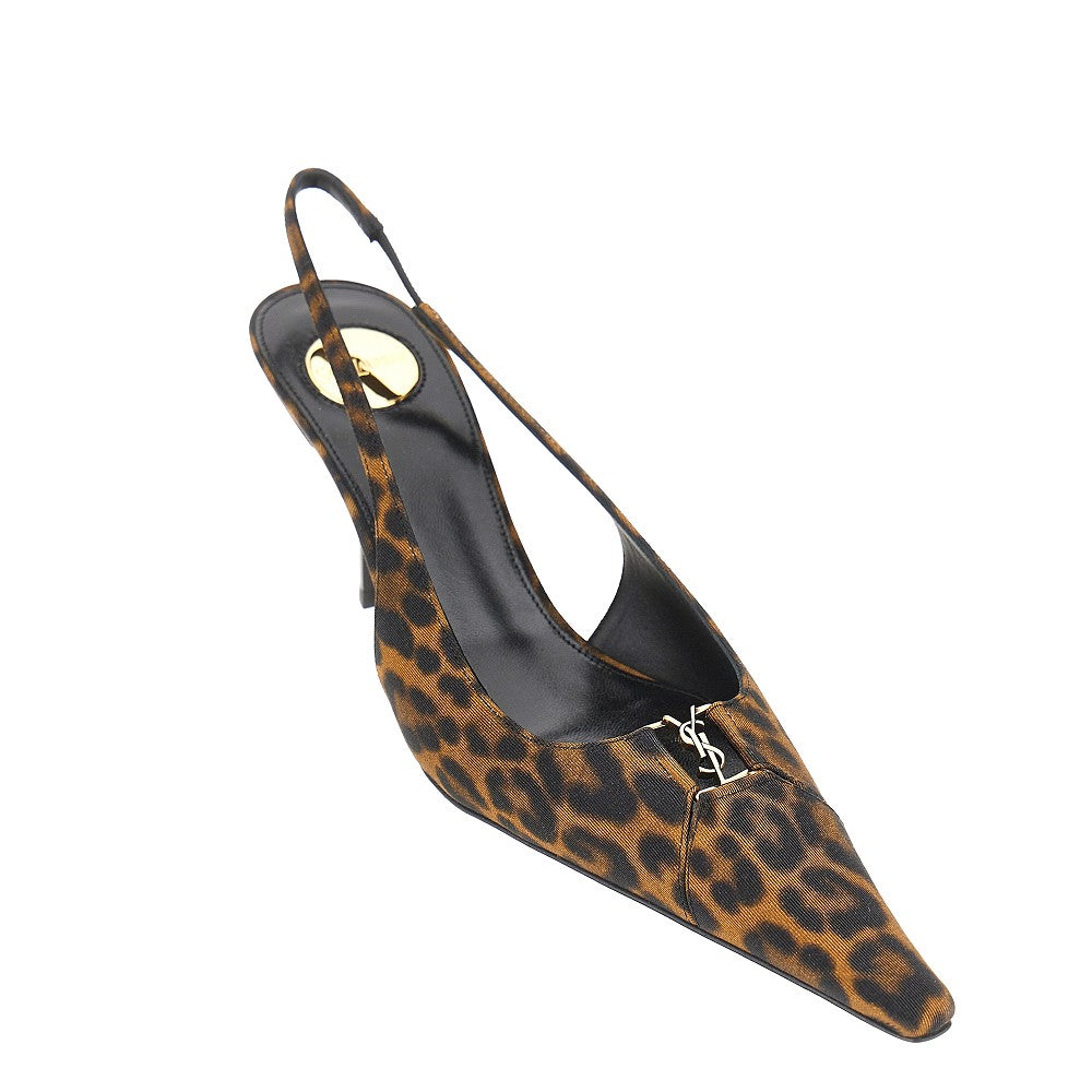 Slingback 'Babylone Breteuil' in gros-grain