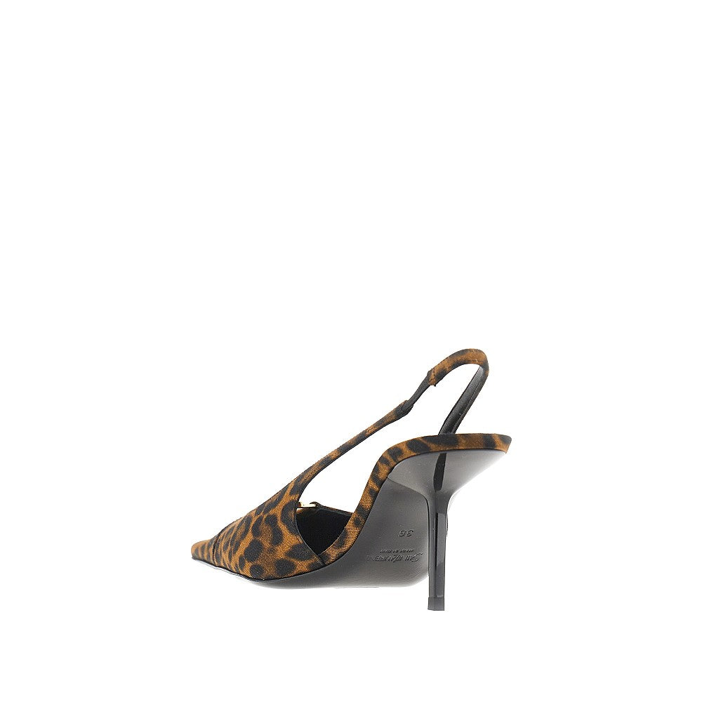 Slingback 'Babylone Breteuil' in gros-grain