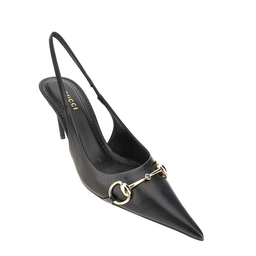 Décolleté slingback 'Donna' in pelle