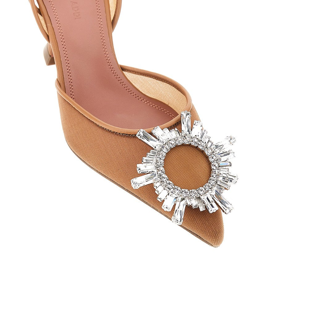 'Begum Sling' mesh slingback pumps