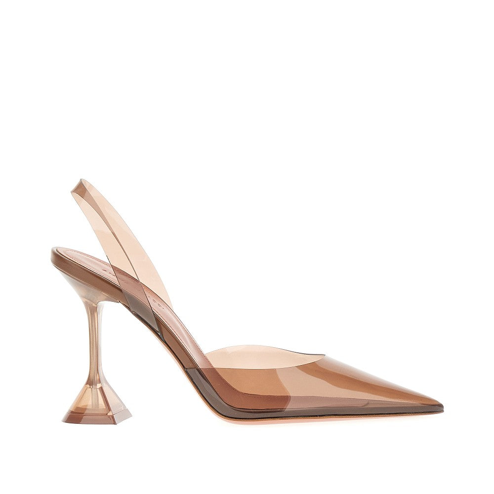 &#39;Holli&#39; PVC slingback pumps