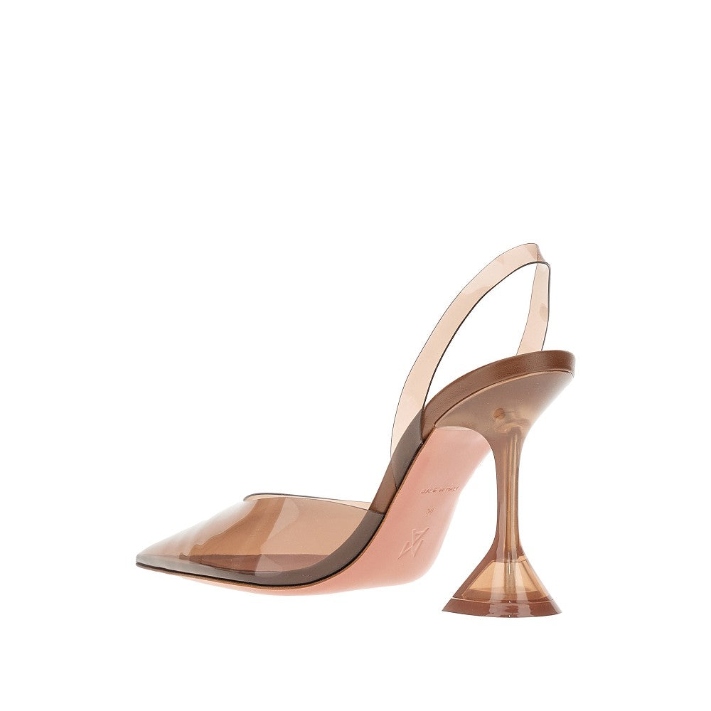 &#39;Holli&#39; PVC slingback pumps