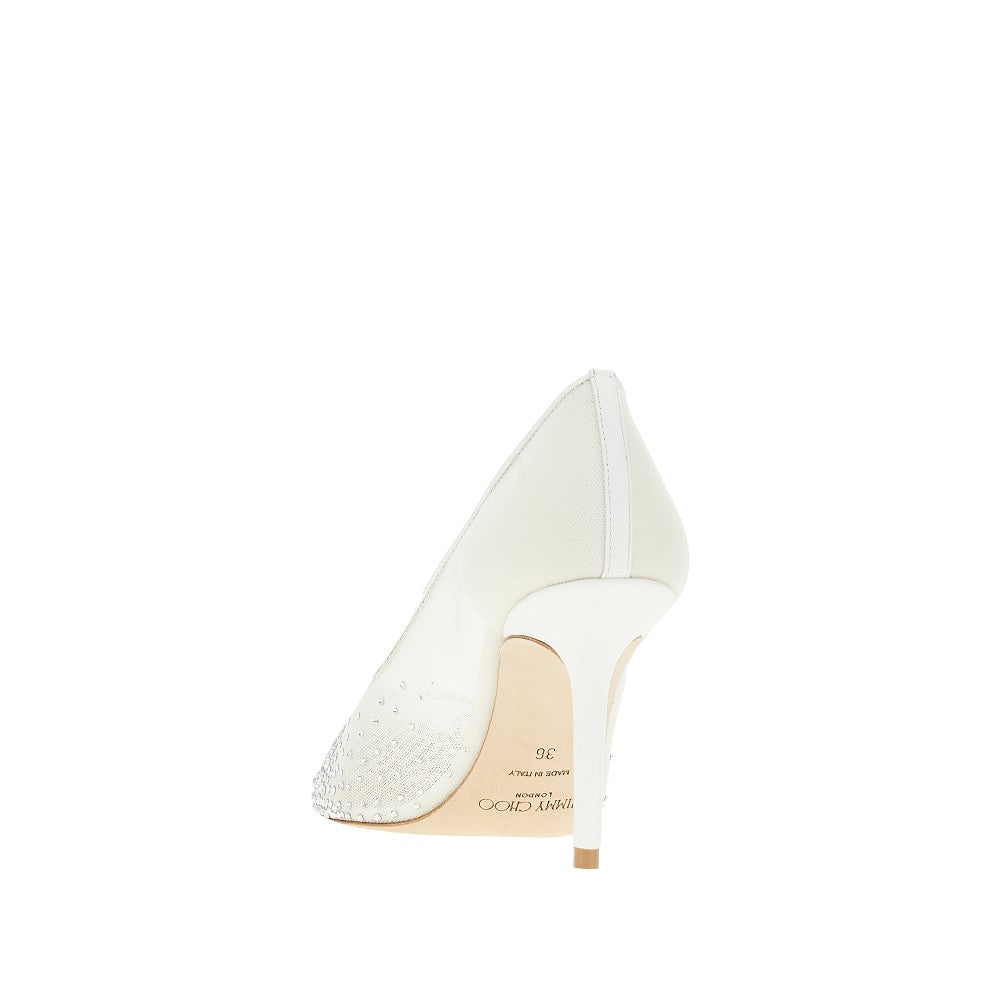 'Love 85' strass-embellished pumps