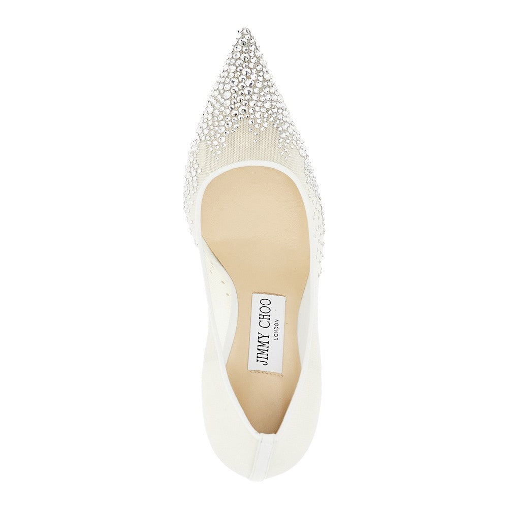 'Love 85' strass-embellished pumps
