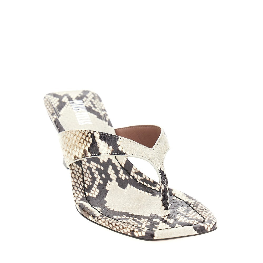 Mules 'Portofino' in pelle stampa pitone