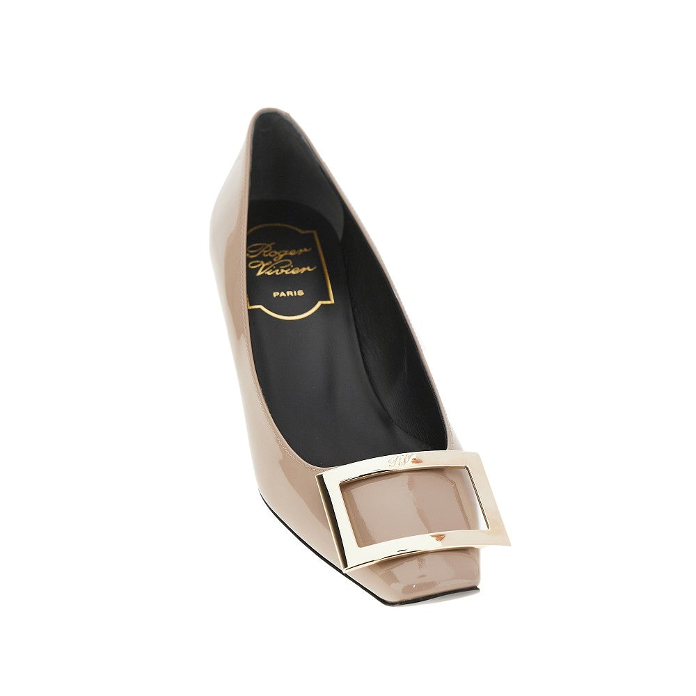 'Trompette' patent leather pumps