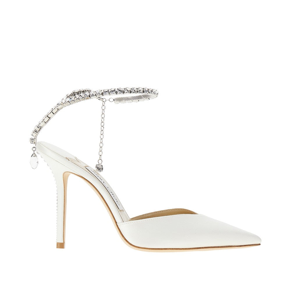 'Saeda 100' satin pumps