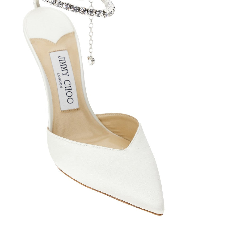 'Saeda 100' satin pumps