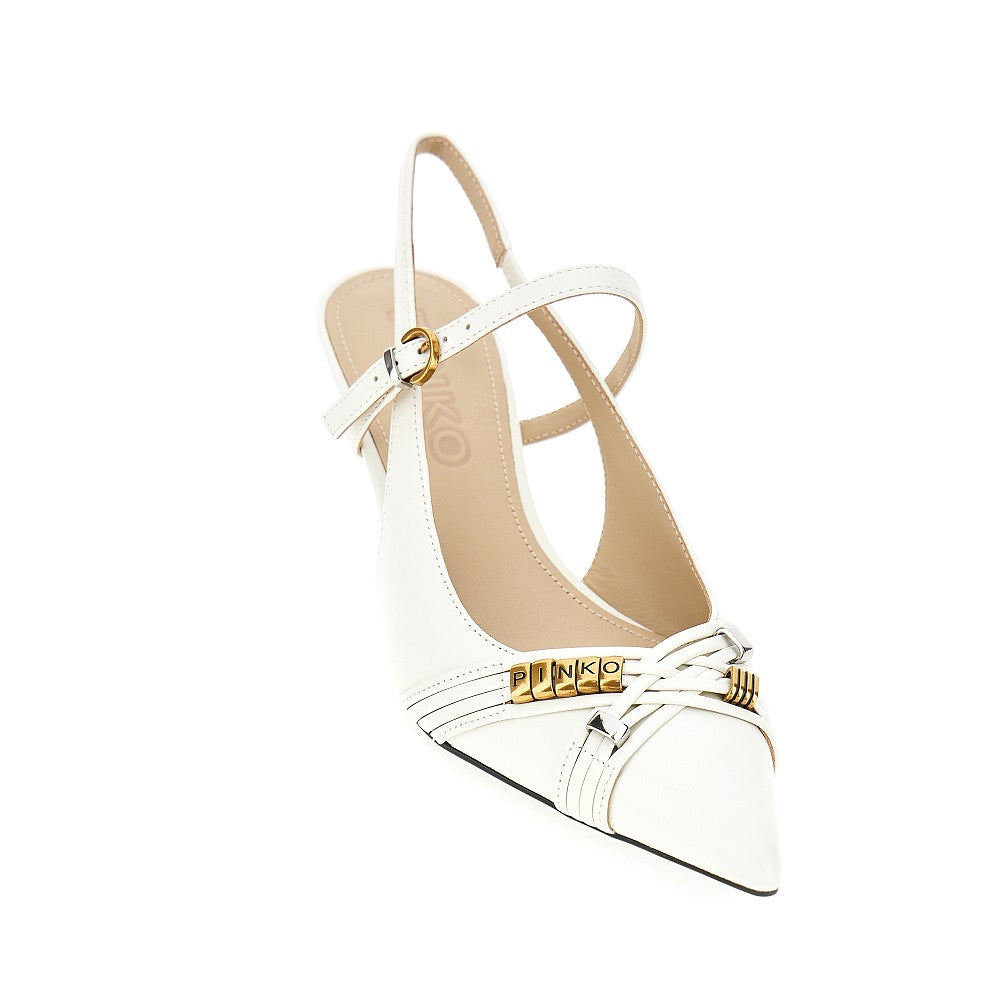 Slingback in nappa con charms