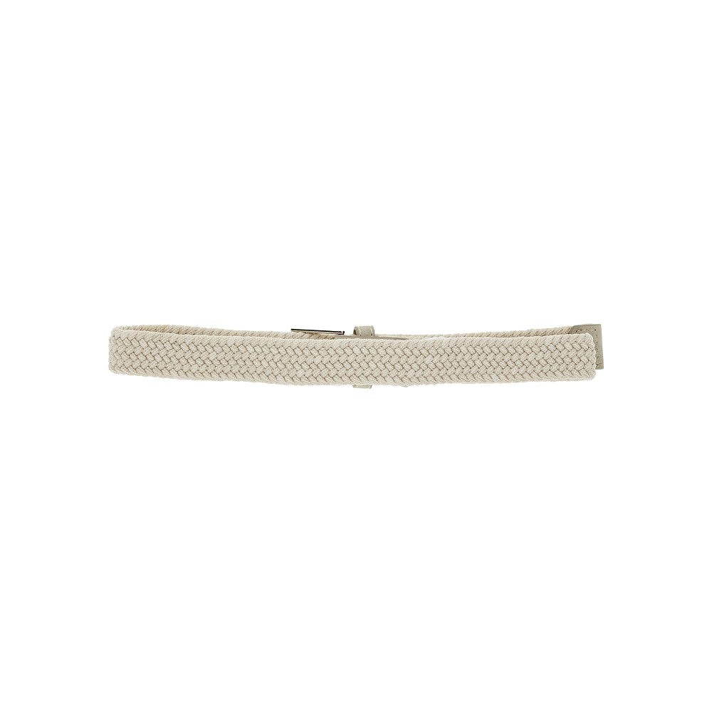 Elasticated woven belt