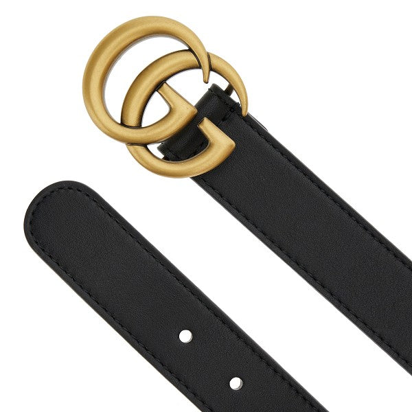 'Double G' leather belt