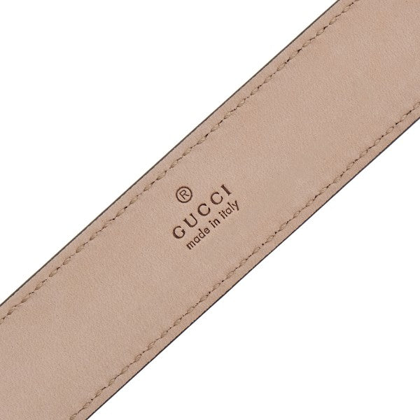'Double G' leather belt