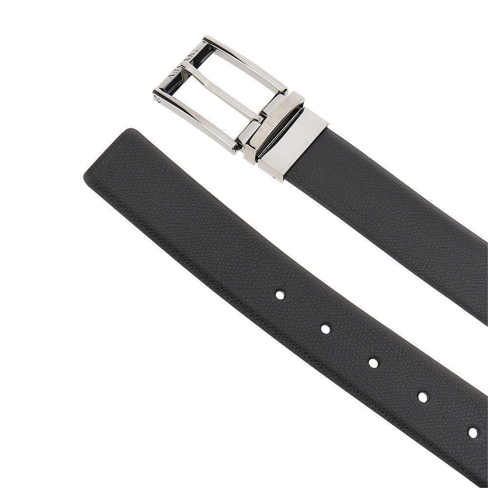 Reversible leather belt