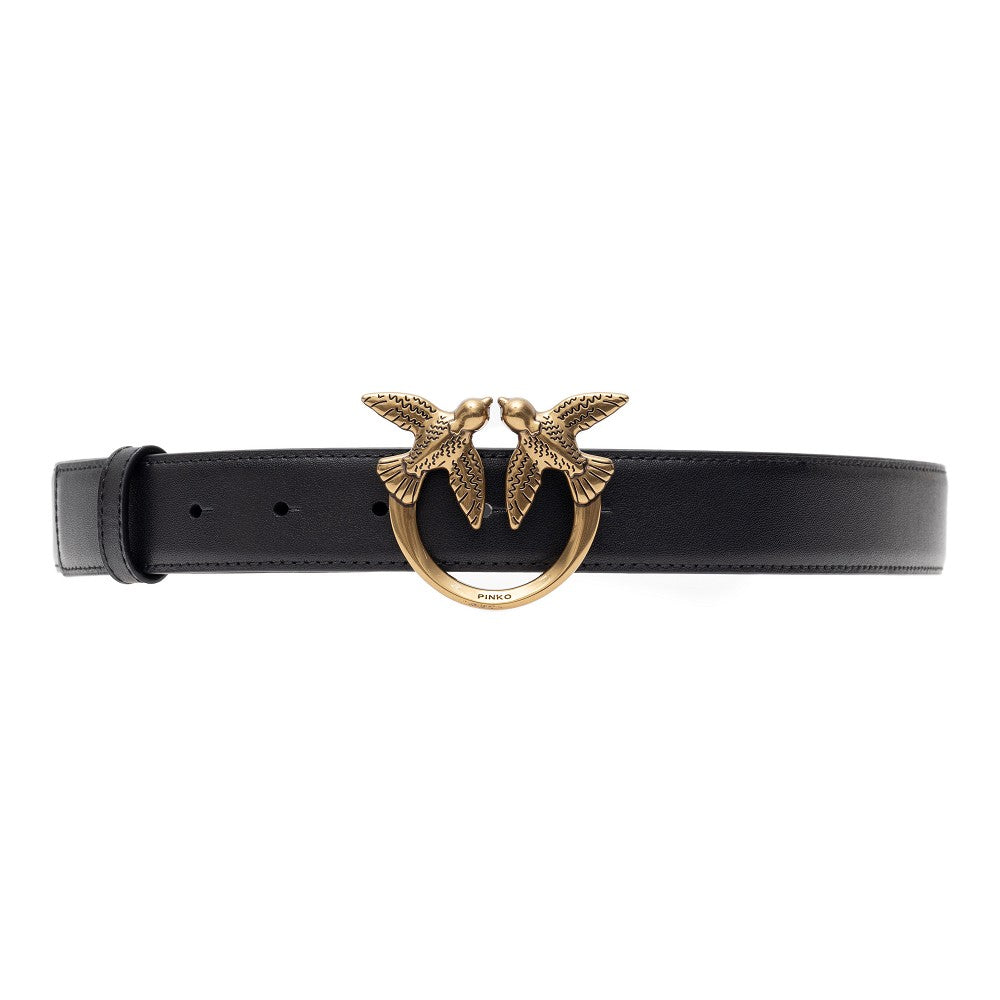 Love Birds leather belt