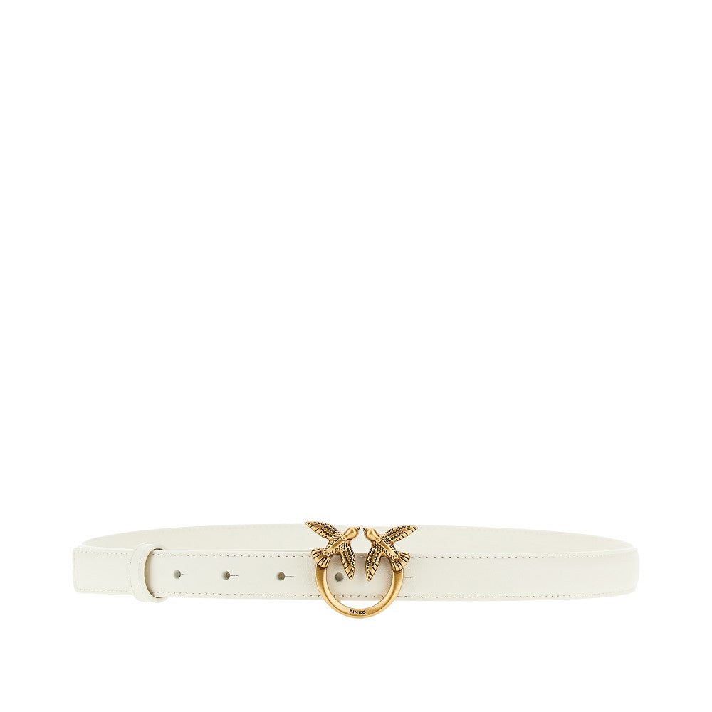 Love Birds leather belt
