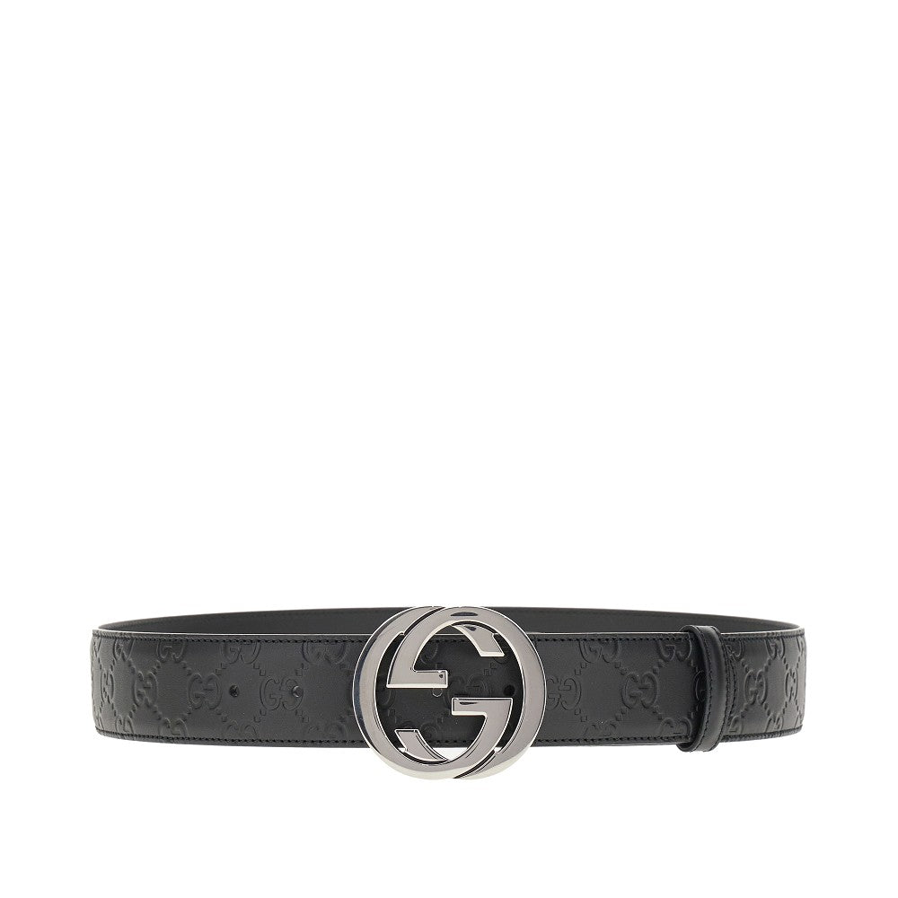 Cintura in pelle 'Gucci Signature'