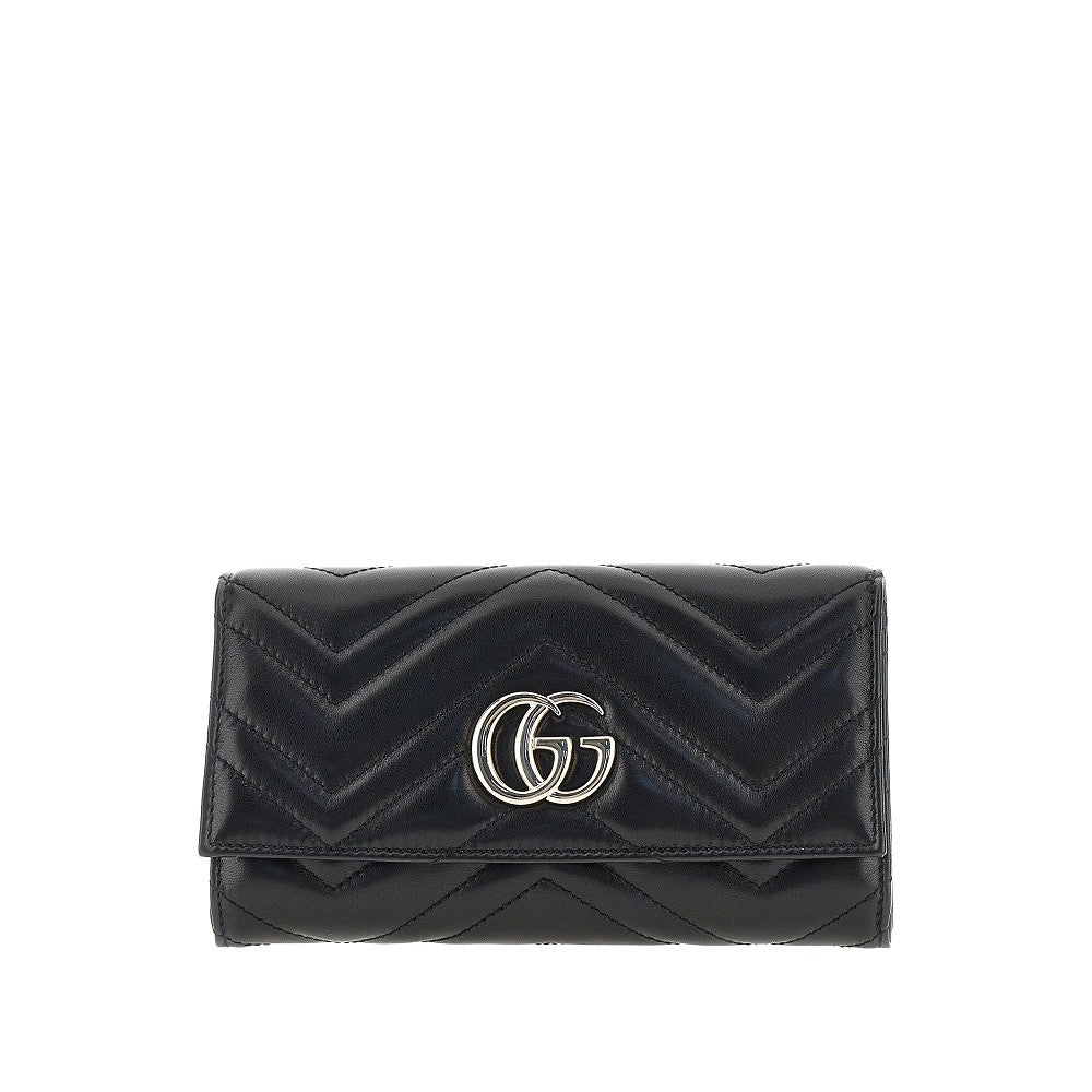 Leather GG Marmont wallet