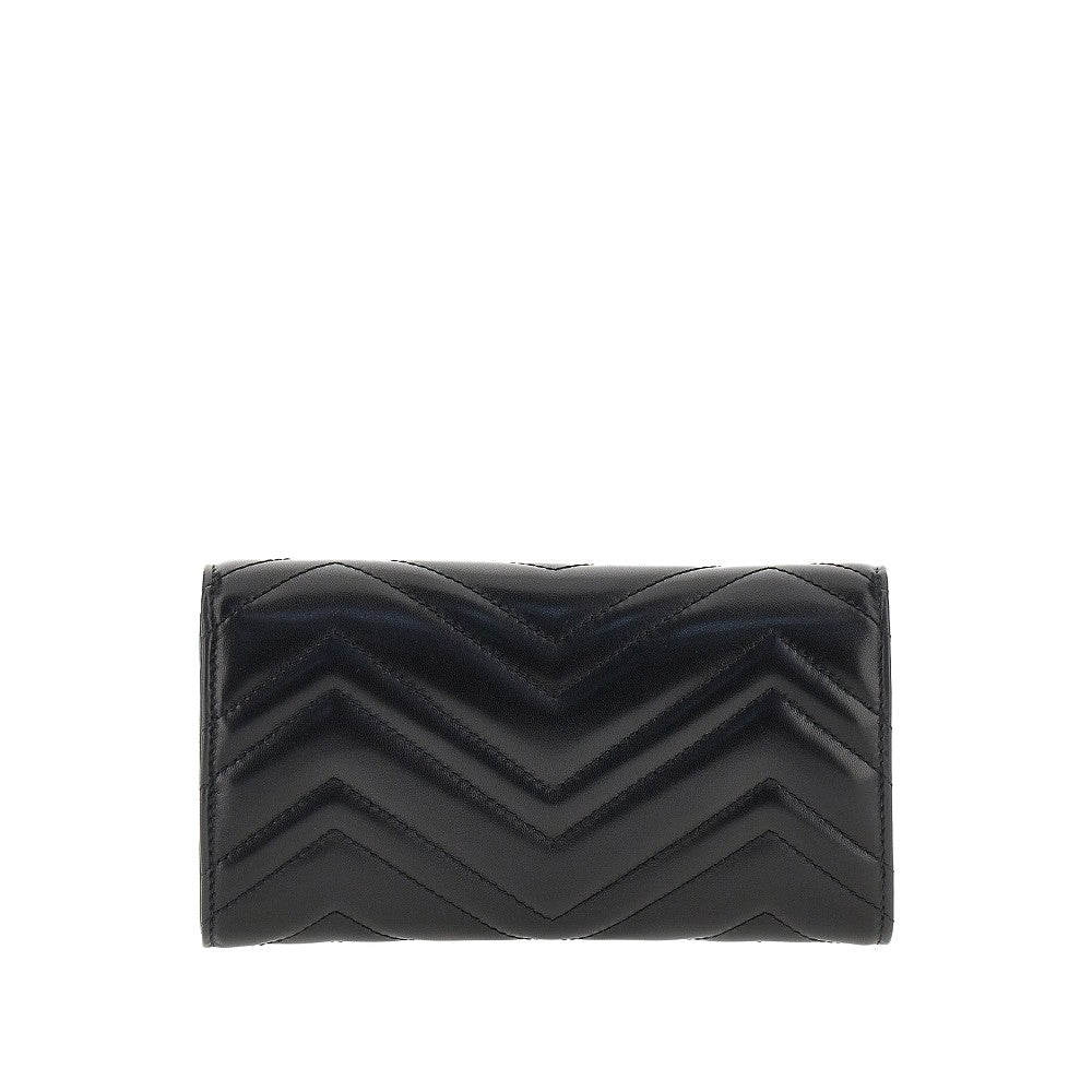 Leather GG Marmont wallet