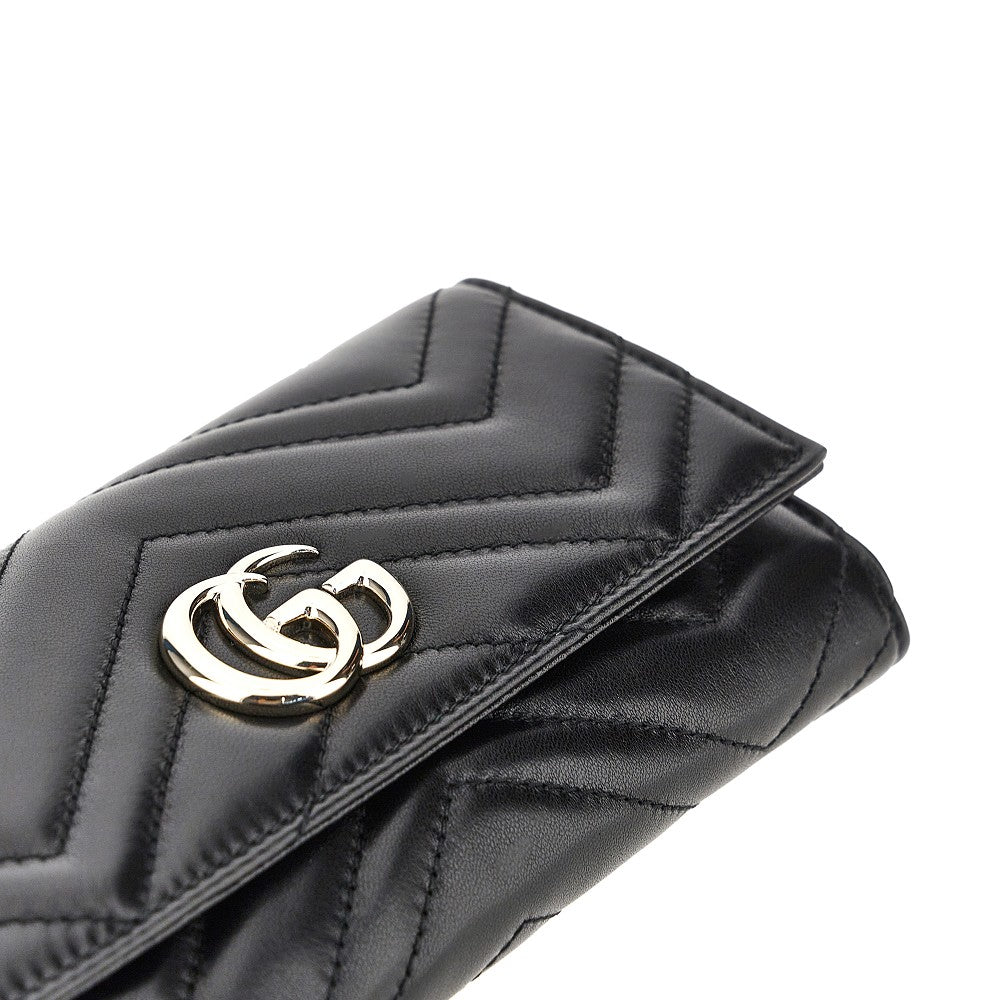 Leather GG Marmont wallet