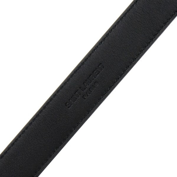 Cintura in pelle con dettaglio YSL
