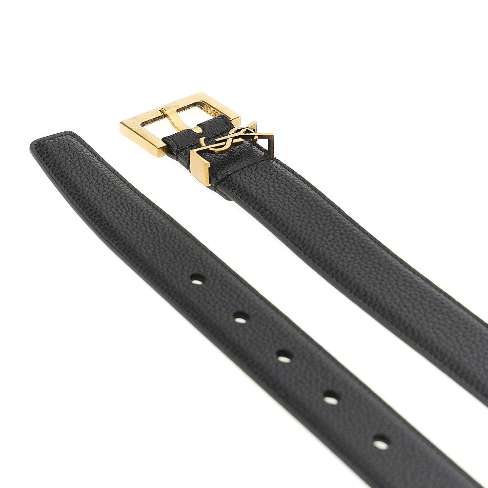 'Cassandre' grained leather belt